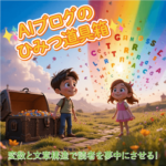 AIブログのひみつ道具箱 変数と文章構造で読者を夢中にさせる